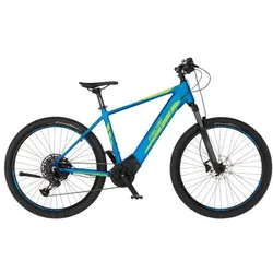 FISCHER Fahrrad E-Bike »MONTIS 6.0i 504«, 12 Gang, Pedelec, Elektrofahrrad für Damen u. Herren, MTB FISCHER Fahrrad blau matt 46 cm