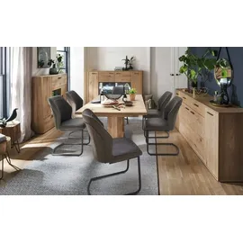 MCA Furniture Woodford Säulentisch Oakland , holzfarben , Maße (cm): B: 100 H: 77