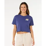 Rip Curl Surf Side Cropped Tee navy (0049) M