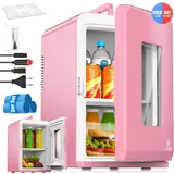 Kesser 2in1 Mini Kühlschrank 15 l 0 mm hoch Rosa