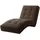 e-meubles Chaiselongue 73 x 79 x 170 cm Braun