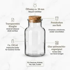 gouveo Mini Gewürzglas 30 ml 48 St.