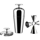 Alessi Bar Sieb, Quadri Combo Jigger, aus Edelstahl