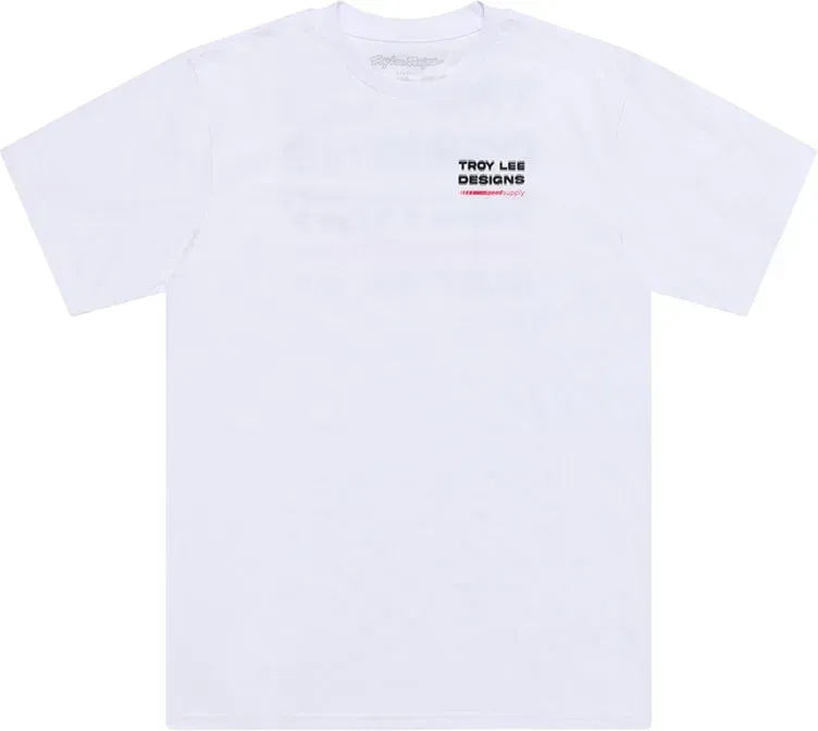 Troy Lee Designs Factory T Shirt Weiß - 2XL