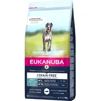 Eukanuba Grain Free Adult große Rassen Seefisch 3 kg