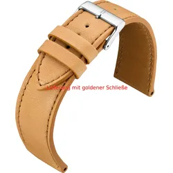 Eulit Kalb- / Rindleder glatt Bauhaus 22mm" E57631622221" - natur