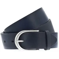 Vanzetti Damengürtel Leder 35 mm Blau 100 cm