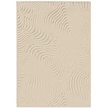 benuta Teppich Creme, Kunststoff, Rechteckig, 300x400 cm pflegeleicht, Teppiche - Böden, Teppiche