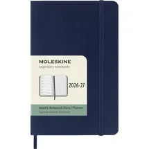 Moleskine Notizkalender 18 Monate Pocket/A6 Saphir 2026/2027