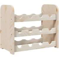 vidaXL Weinregal 43 x 25 x 37 cm Braun