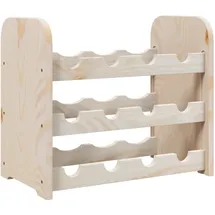 vidaXL Weinregal 43 x 25 x 37 cm Braun
