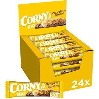 CORNY BIG Schoko-Banane Müsliriegel 24 Riegel, 24 St.