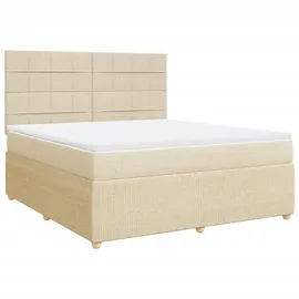 vidaXL Boxspringbett 180 x 200 cm Creme