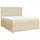 vidaXL Boxspringbett 180 x 200 cm Creme