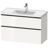 Duravit Waschtischunterschrank wandhängend „D-Neo“ 98,4 × 62,5 × 45,2 cm, in Weiß Hochglanz