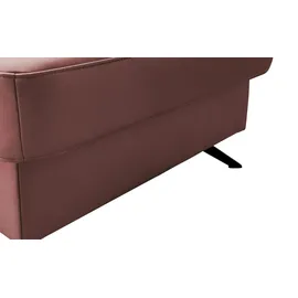 meinSofa Wohnlandschaft Leder lila