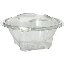 Papstar Feinkost- und Salatschalen mit Klappdeckel rund 750 ml Ø 17,4 cm 300 St. Glasklar