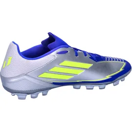 adidas F50 League Messi AG Herren Silver Met/Solar Yellow/Lucid Blue 43 1/3