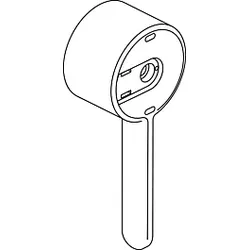 Ideal Standard Griffhebel TANGENTIAL, Chrom A961456AA