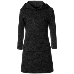 BEZLIT Blusenkleid Mädchen Pullover-Kleid mit Kapuze (1-tlg) Kängurutasche schwarz 104