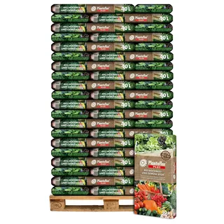 Plantaflor Plus Bio Hochbeeterde Gemüseerde torfreduziert Tomatenerde, Gurkenerde, Paprikaerde