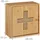 Relaxdays Medizinschrank, Bambus, Medikamentenschränkchen zum Hinstellen, HxBxT: 28 x 28 x 16 cm, Hausapotheke, Natur