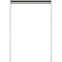 hecht International Insektenschutz Dachfenster Plissee 80 x 160 cm Weiß