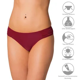 Aquarti Bikini-Hose Damen Dunkelrot 42
