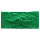 Zwillingsherz Strickmütze Zwillingsherz Kaschmir Stirnband Knoten grün