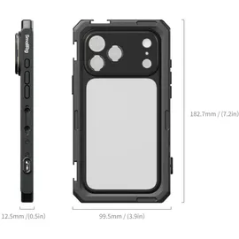 SmallRig Käfig-Kit für iPhone 17 Pro Max Mobiles Dual-Handheld-Telefonkäfig-Kit - Basiskäfig Cage Basic Edition)