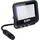 EDM led-scheinwerfer 20w 1520lm 4000k tageslicht schwarz serie 12,4x10,6x2,8cm Edm