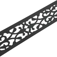 zaun|zu® Sichtschutzstreifen 19 x 255 cm Anthrazit Metall 2 St.