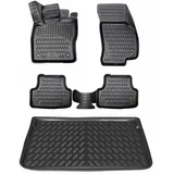 Elmasline 3D Gummimatten & Kofferraumwanne Set für BMW IX1 2022-2025 (U11 BEV) Zubehör | Zubehör Fußmatten Kofferraum | PASST NUR IN Elektro-Version!