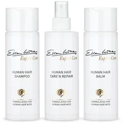 Ellen Wille Pflegeset für Echthaar Perücken Shampoo Balsam Sprühkur je 200 ml