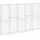 vidaXL Gabionenwand mit Abdeckung 300 x 30 x 200 cm