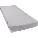 bellana Spannbettlaken Jersey-Elasthan 140 x 200 - 160 x 220 cm silber