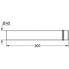Grohe 43352 Abgangsbogen Schwarz