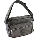 Jennifer Jones Leather OTJ227X Umhängetasche Nylon Grey