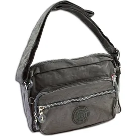 Jennifer Jones Leather OTJ227X Umhängetasche Nylon Grey