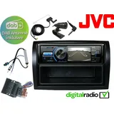 DSX JVC TFT Bluetooth DAB+ USB Radio Antenne inkl für Fiat Ducato 250 2006-2020