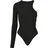 URBAN CLASSICS Organic Stretch Asymmetric Langarm-body Black M