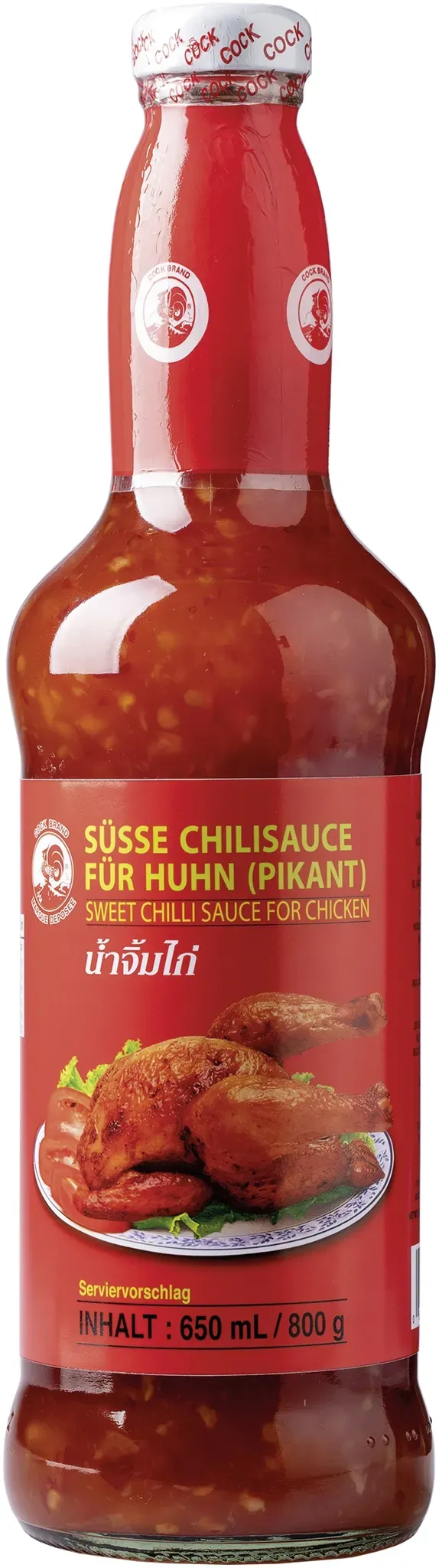 COCK Süße Chilisauce für Huhn (650 ml)
