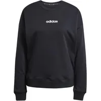 Adidas Essentials Linear French Terry Sweatshirt Black / White