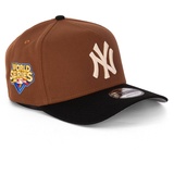 New Era New York Yankees MLB Harvest World Series 2009 Brown Black 9Forty A-Frame Snapback Cap - One-Size