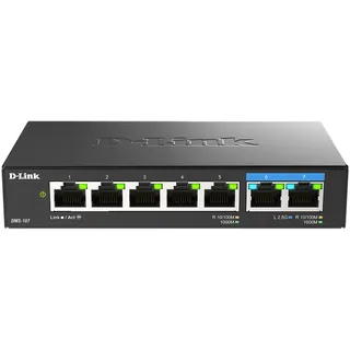 D-Link DMS-107/E 7-Port Multi-Gigabit Unmanaged Switch