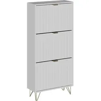 Vicco Schuhschrank Helge, Weiss, 60 x 128.5 cm 3