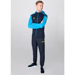 JAKO Präsentationsanzug Performance mit Kapuze (Jacke und Hose) marineblau/hellblau Herren