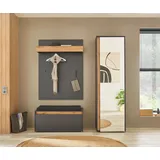 Home Affaire GIRON/CiTY Garderobenschrank 0 x 0 x 0 grau