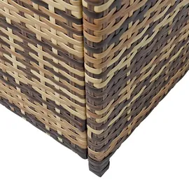 Estexo Gartenbank 120 x 50 x 0 cm Beige-Braun