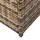 Estexo Gartenbank 120 x 50 x 0 cm Beige-Braun